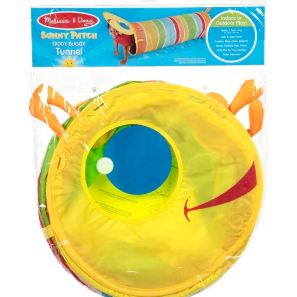 Yellow and Blue Play Tunnel